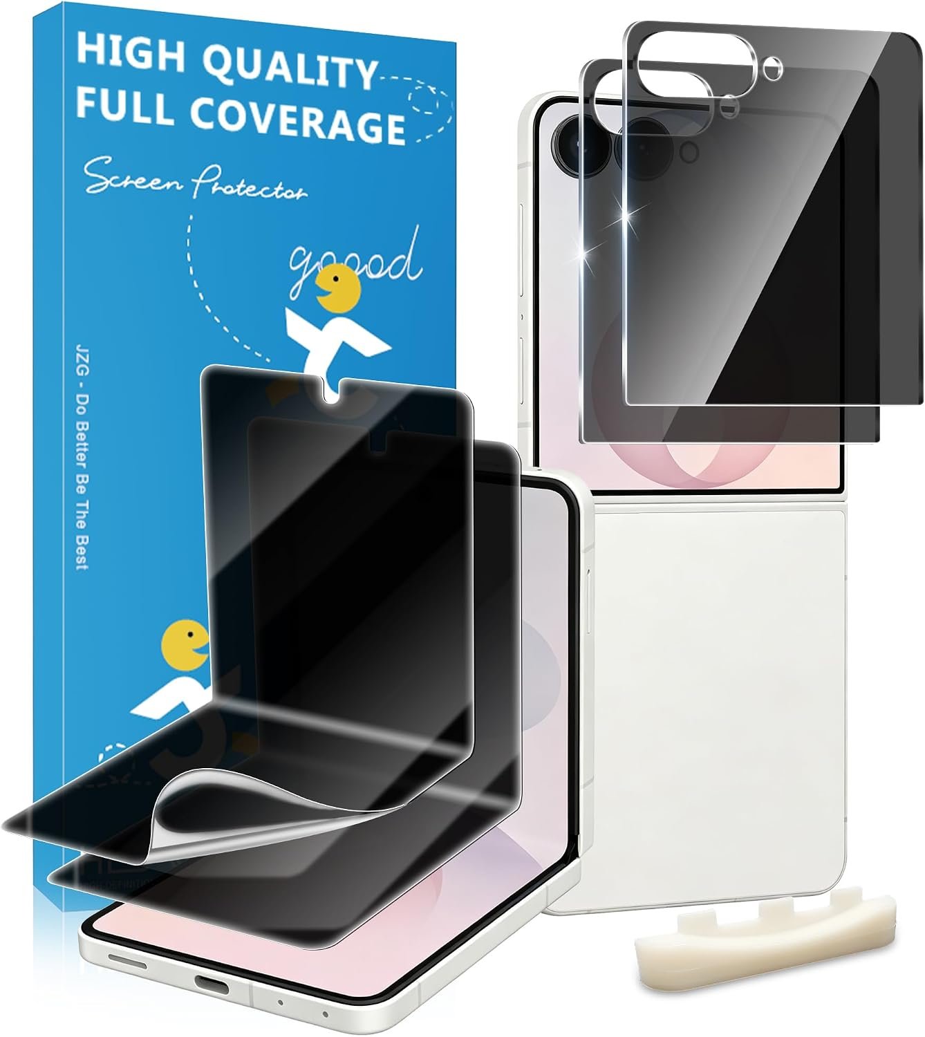 MoShieldwish two plus two screen protector pack for the Samsung Galaxy Z Flip 8