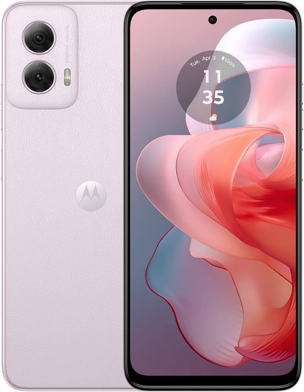 Motorola Moto G Power 5G unlocked smartphone in Pale Lilac