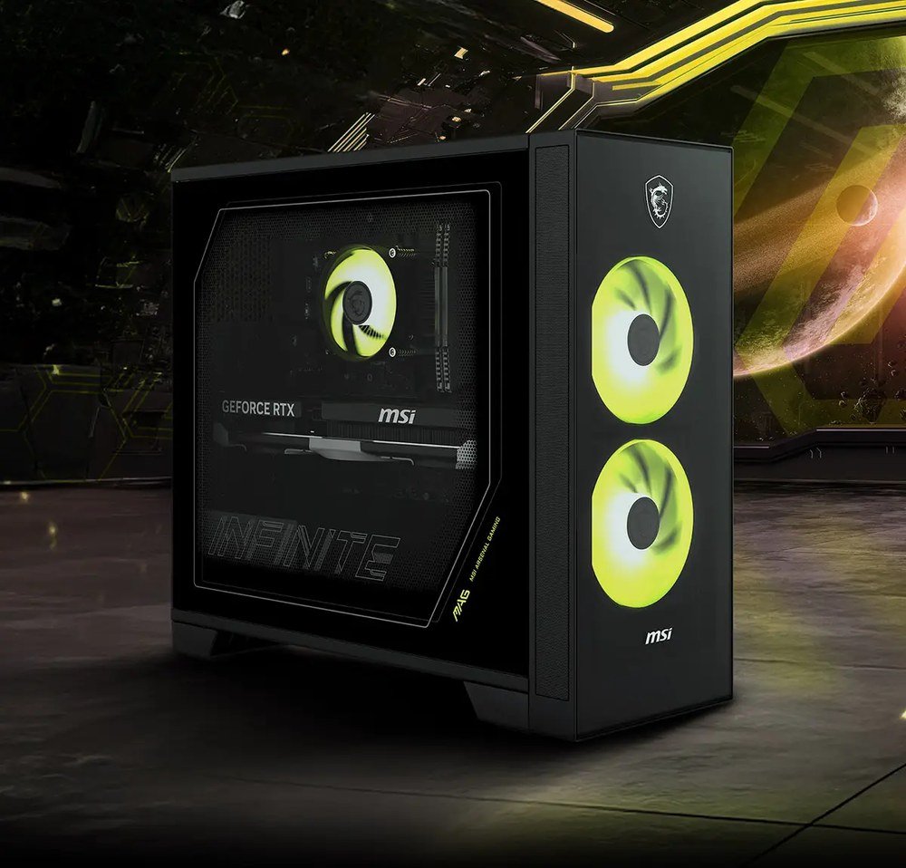 MSI MAG Infinite Z compact gaming desktop