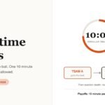 Diagram of NFL overtime rules showing a 10 minute clock and both teams guaranteed a possession