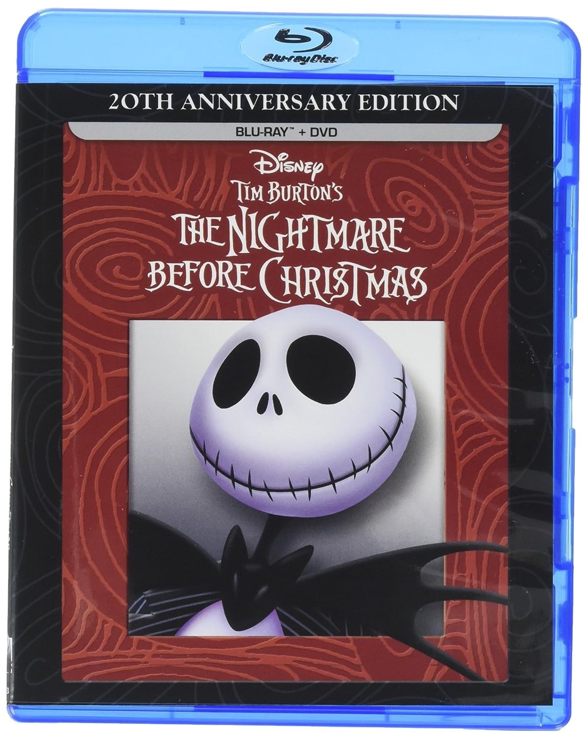 The Nightmare Before Christmas 20th Anniversary Edition Blu-ray cover with Jack Skellington