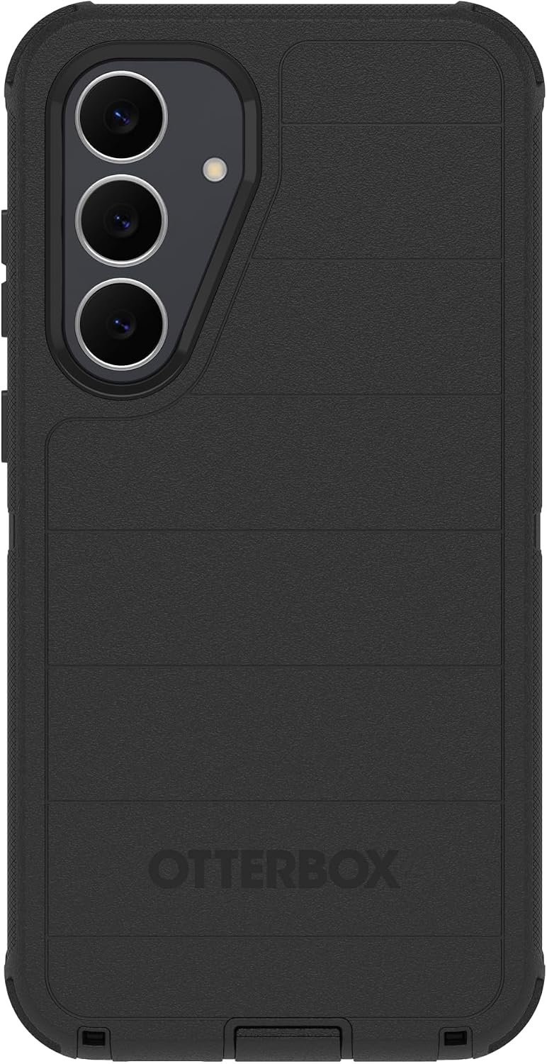 OtterBox Defender Series case for the Samsung Galaxy S25 FE in black