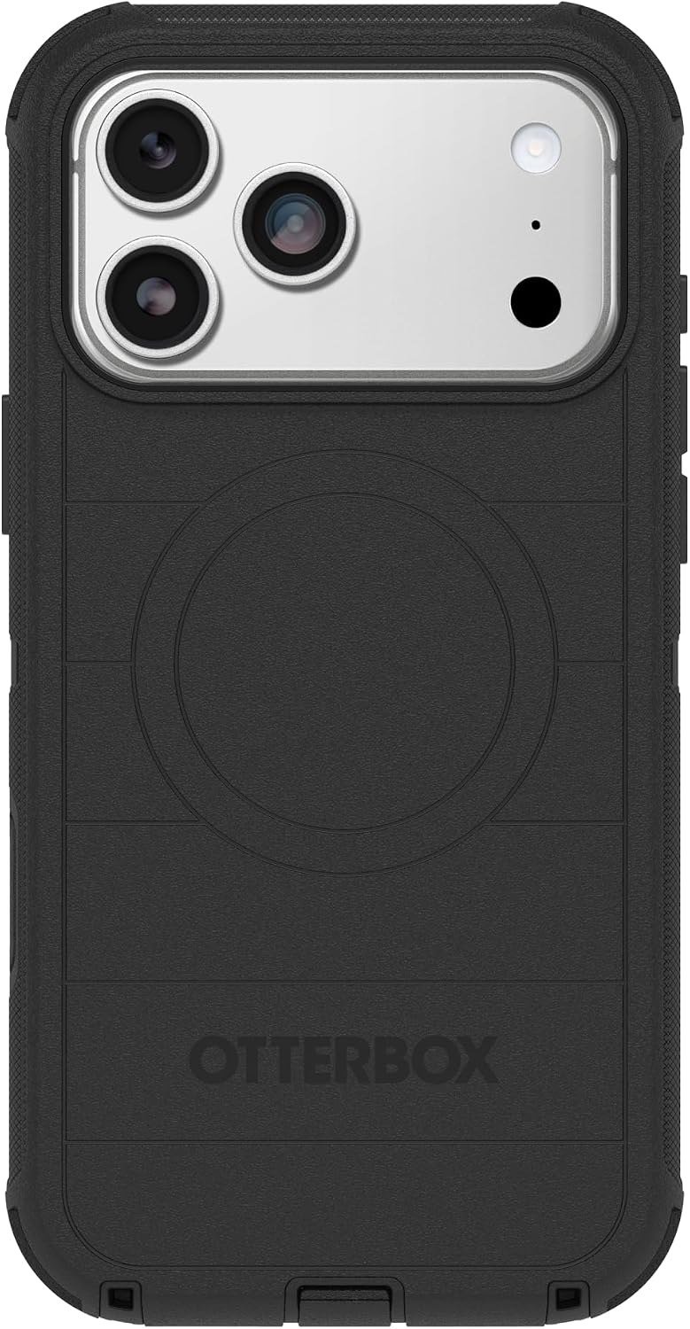 OtterBox Defender Pro Series case for iPhone 17 Pro Max in black