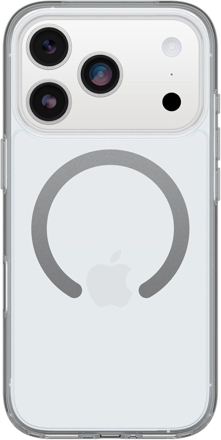 OtterBox Symmetry Series Clear case for iPhone 17 Pro, transparent