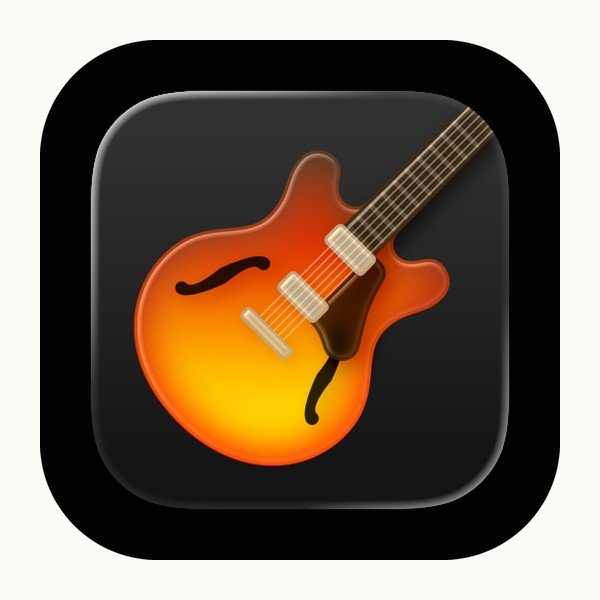 GarageBand icon on the Mac App Store