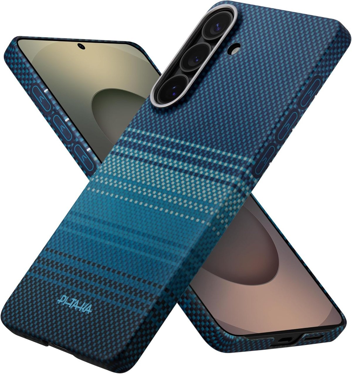PITAKA aramid fiber Edge Case for Galaxy S26 Plus in the Moonrise weave