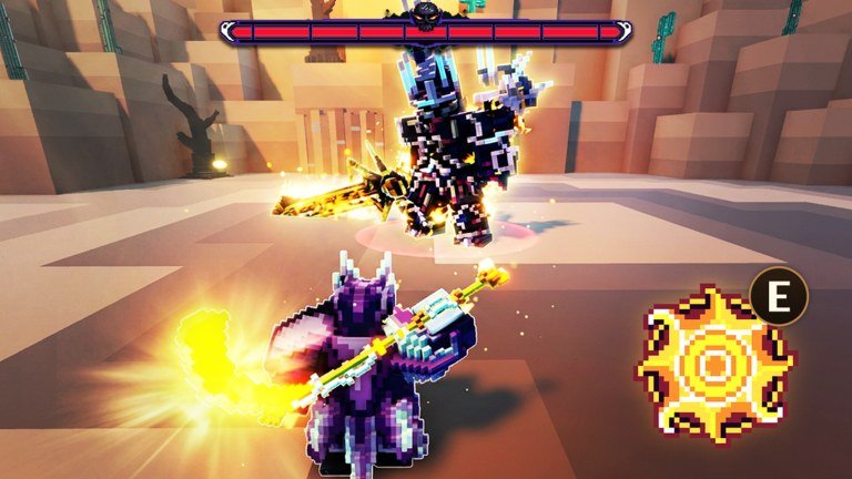 Pixel Blade weapon loot artwork on Roblox