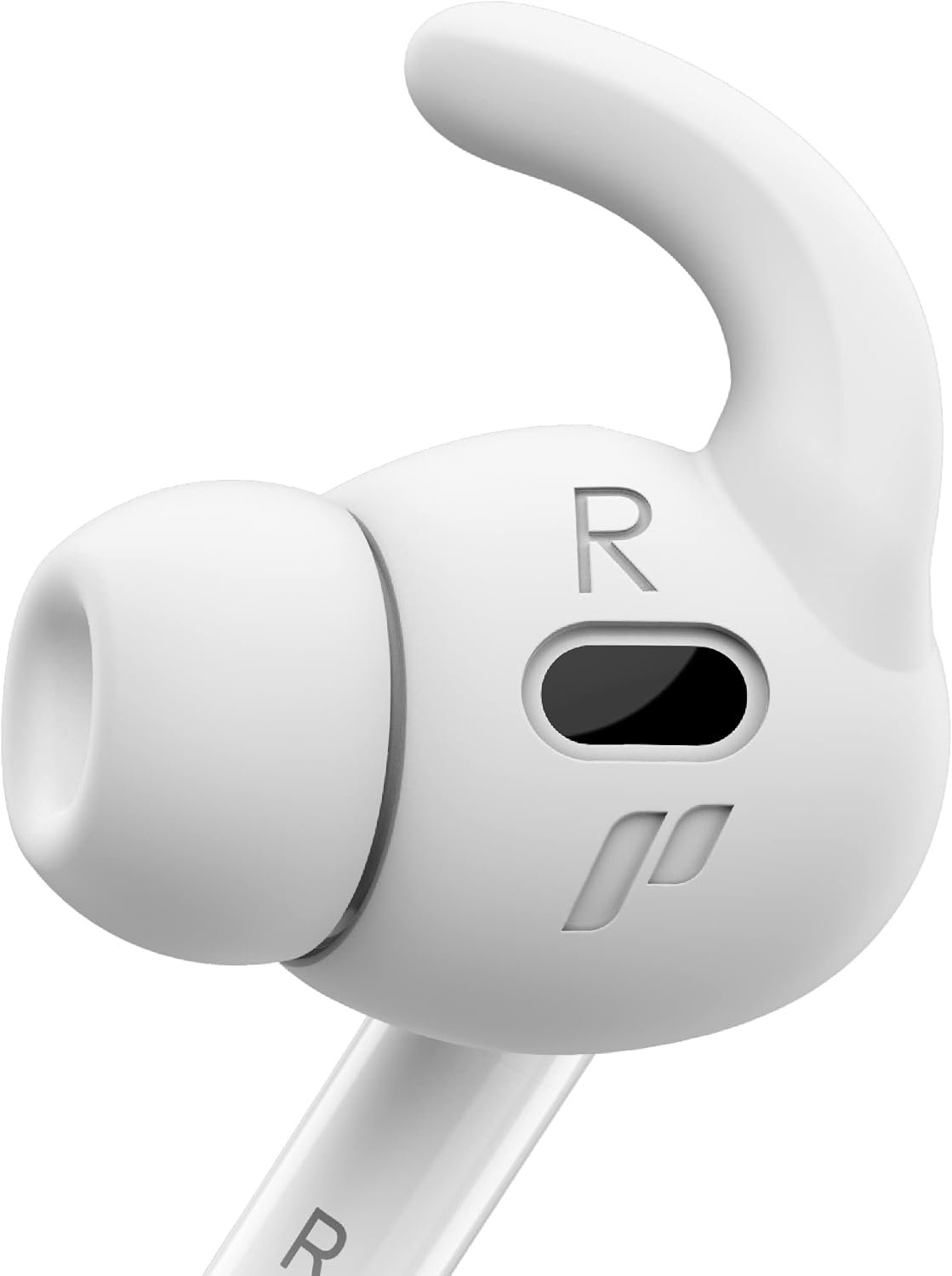 Proof Labs 4 Pairs for AirPods Pro 2 Ear Hooks Covers [Added Storage Pouch] Anti Slip Ear Tips Accessories Compatible wi