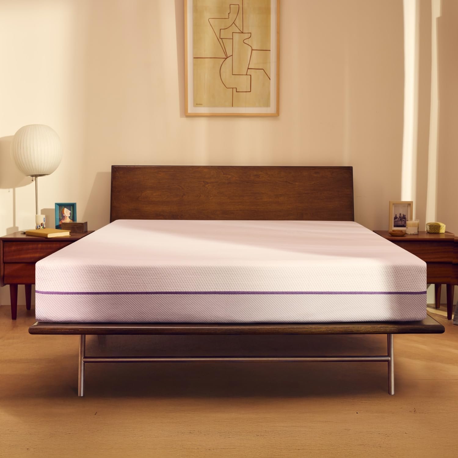 Purple Mattress, Queen, 9.25 Inch Cooling Mattress, 2 Inch GelFlex Grid