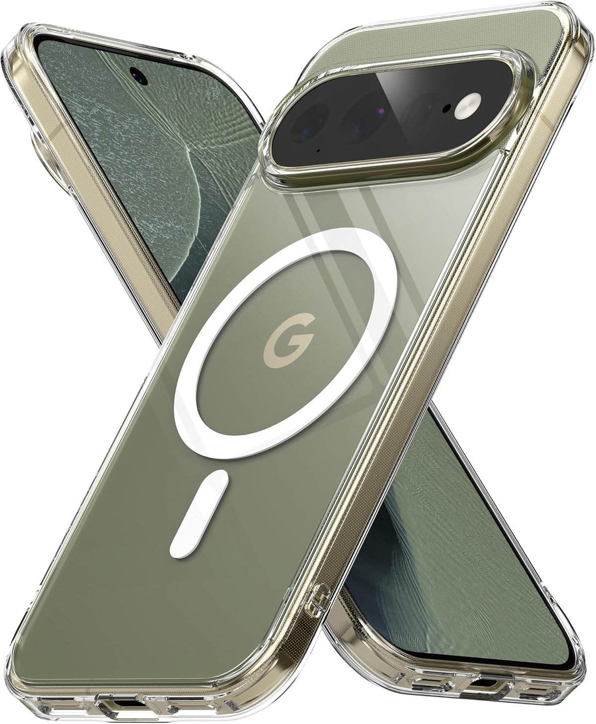 Ringke Fusion Magnetic Clear case for Pixel 11 Pro XL, transparent back