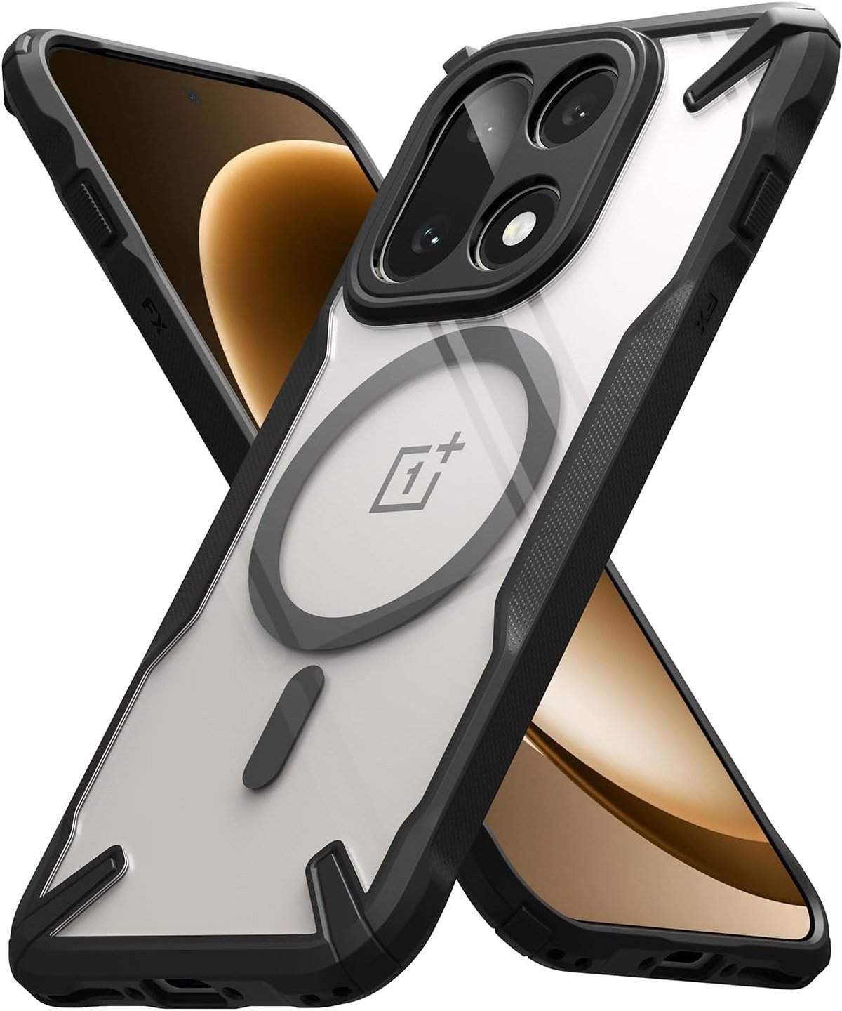 Ringke Fusion-X magnetic case for OnePlus 15 in black