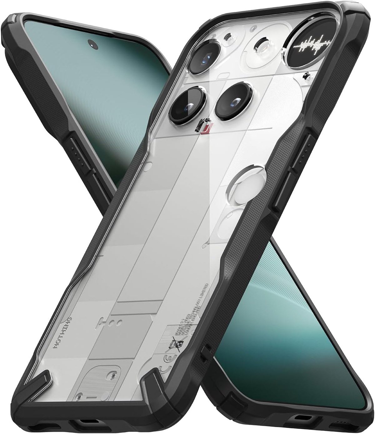 Ringke Fusion-X case for Nothing Phone 3 in black