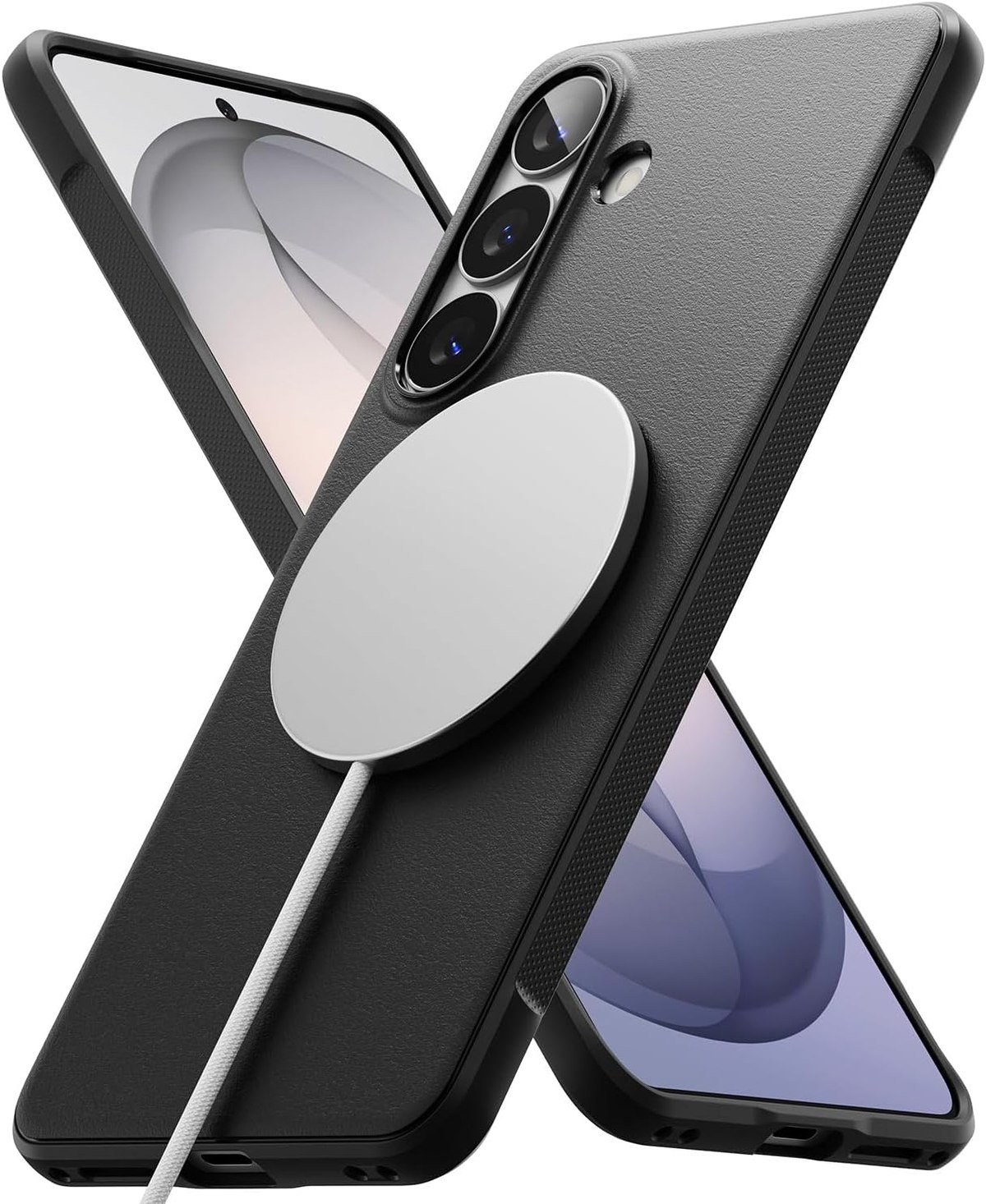 Ringke Onyx Magnetic case for Galaxy S26 in black with textured back