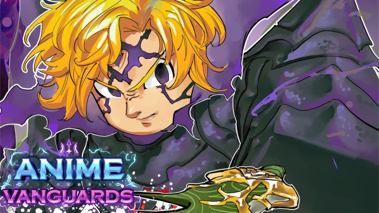 Anime Vanguards thumbnail showing summoned units defending a path