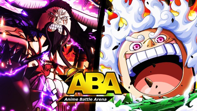 Anime Battle Arena thumbnail showing a roster of anime characters behind the ABA logo