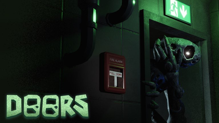 DOORS thumbnail showing a dark hotel corridor behind the DOORS logo