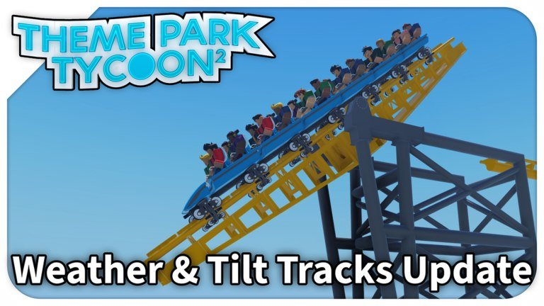 Theme Park Tycoon 2 thumbnail showing a player built roller coaster