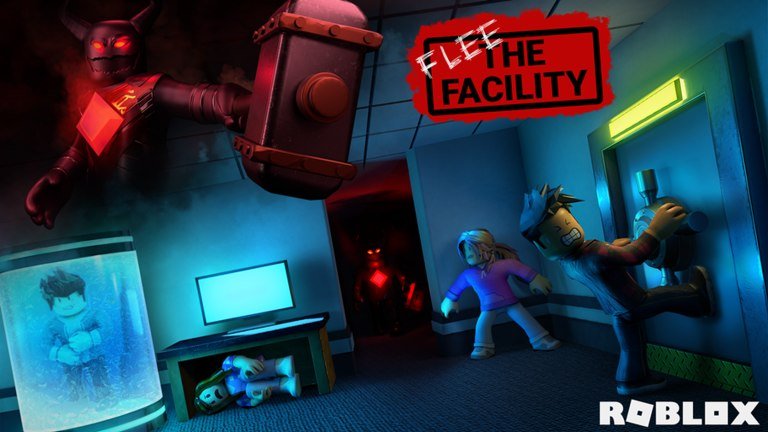 Flee the Facility thumbnail showing survivors running from the beast