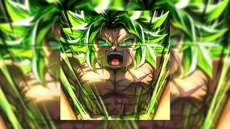 Sailor Piece artwork of a shouting green-haired fighter surrounded by green energy