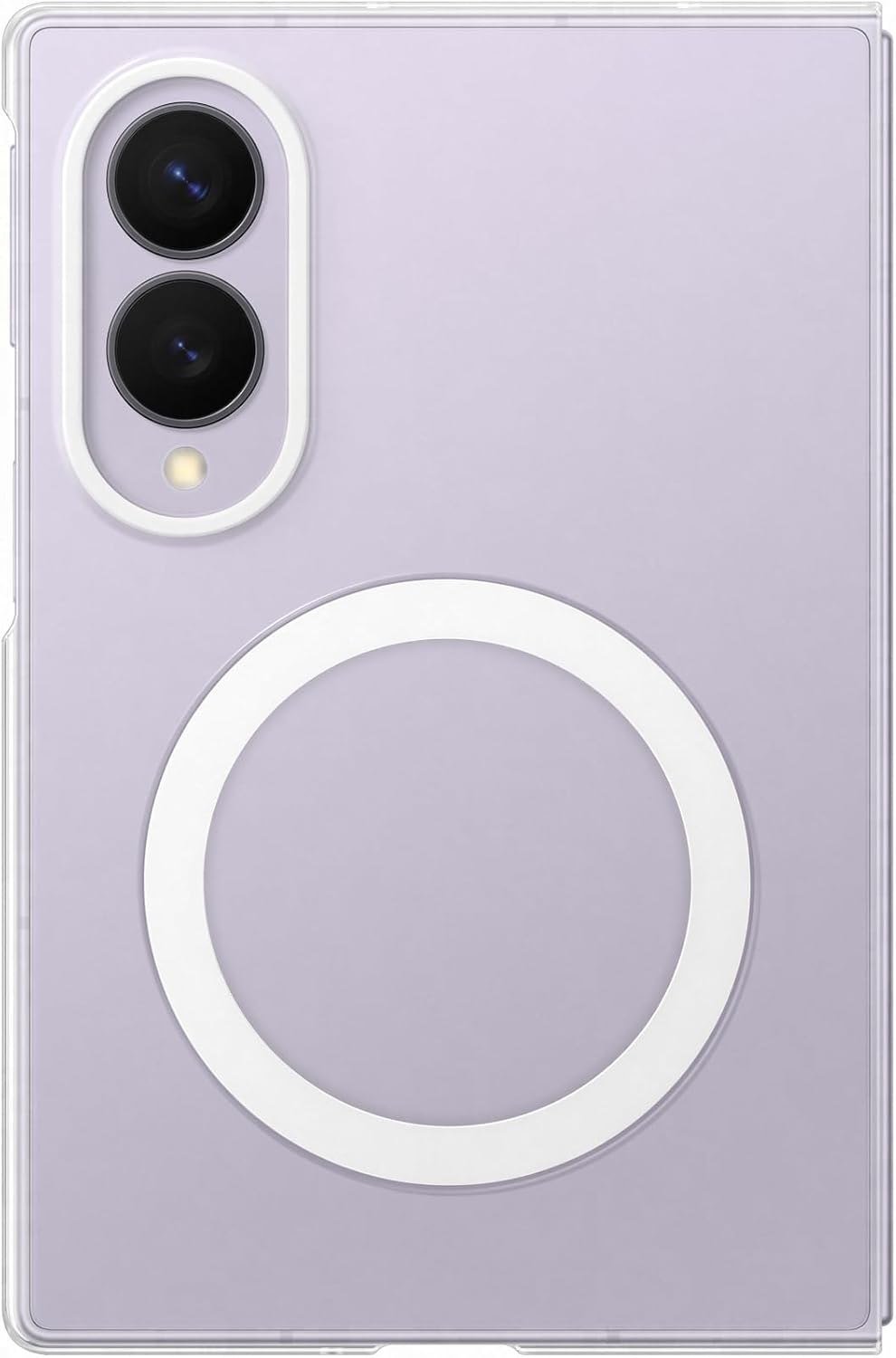 Samsung Clear Magnet Case for Galaxy Z Fold8 with a magnet ring