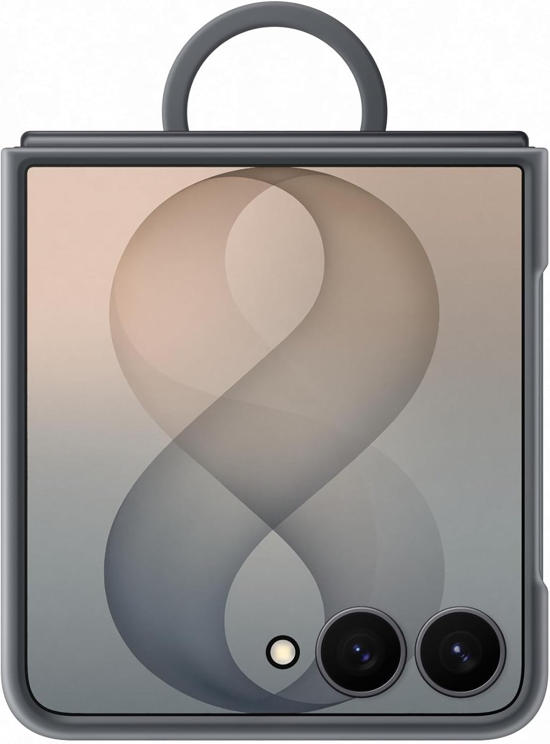Samsung Silicone Ring Magnet Case for Galaxy Z Flip8 in graphite