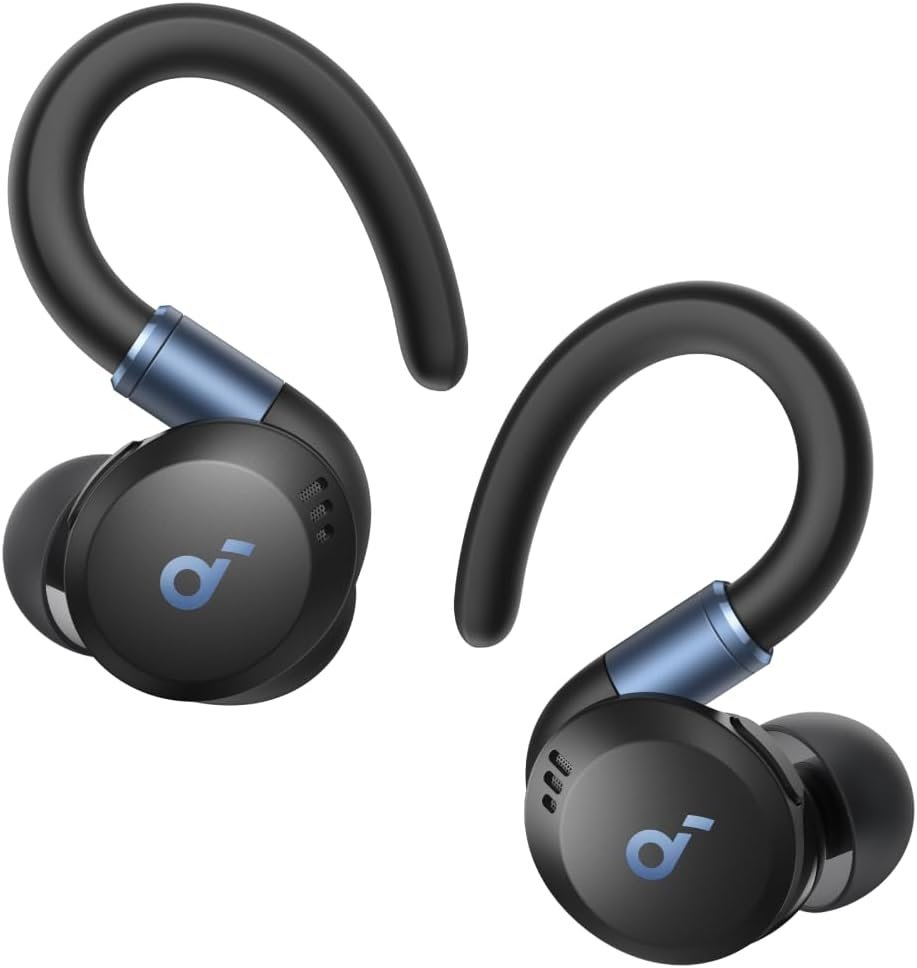 Soundcore Sport X20 by Anker workout earbuds with adjustable rotating ear hooks