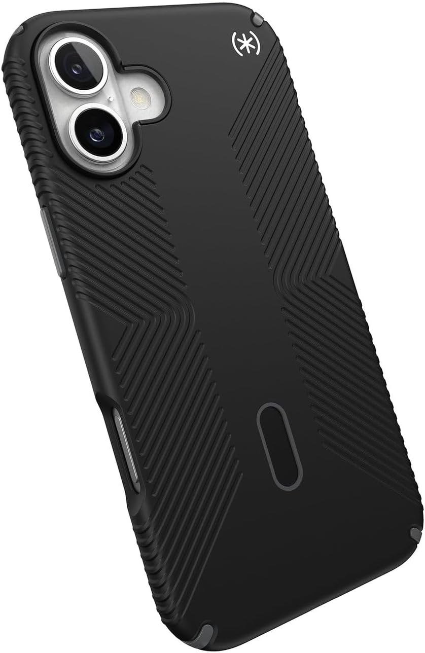 Speck Presidio2 Grip ClickLock case for iPhone 16 Plus in black