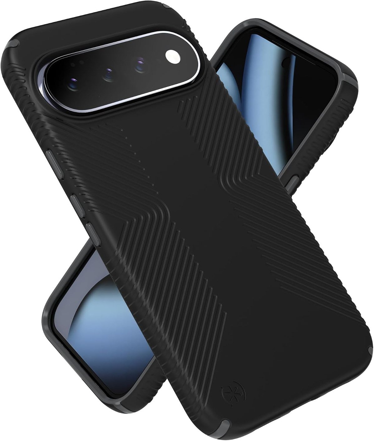 Speck Presidio2 Grip case for Pixel 11 in black and slate grey