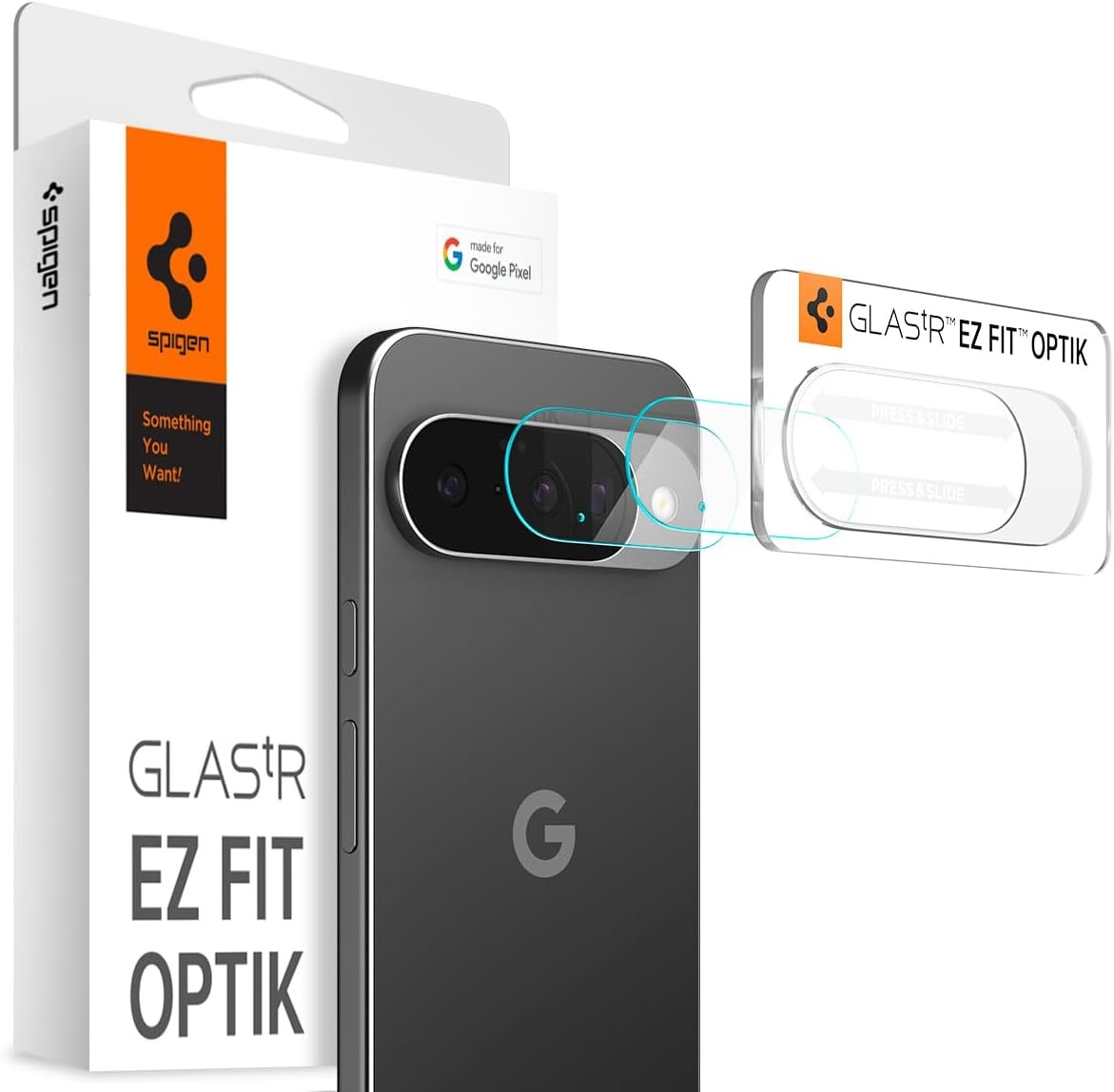 Spigen Glas.tR EZ FIT Optik camera lens protector for the Google Pixel 10