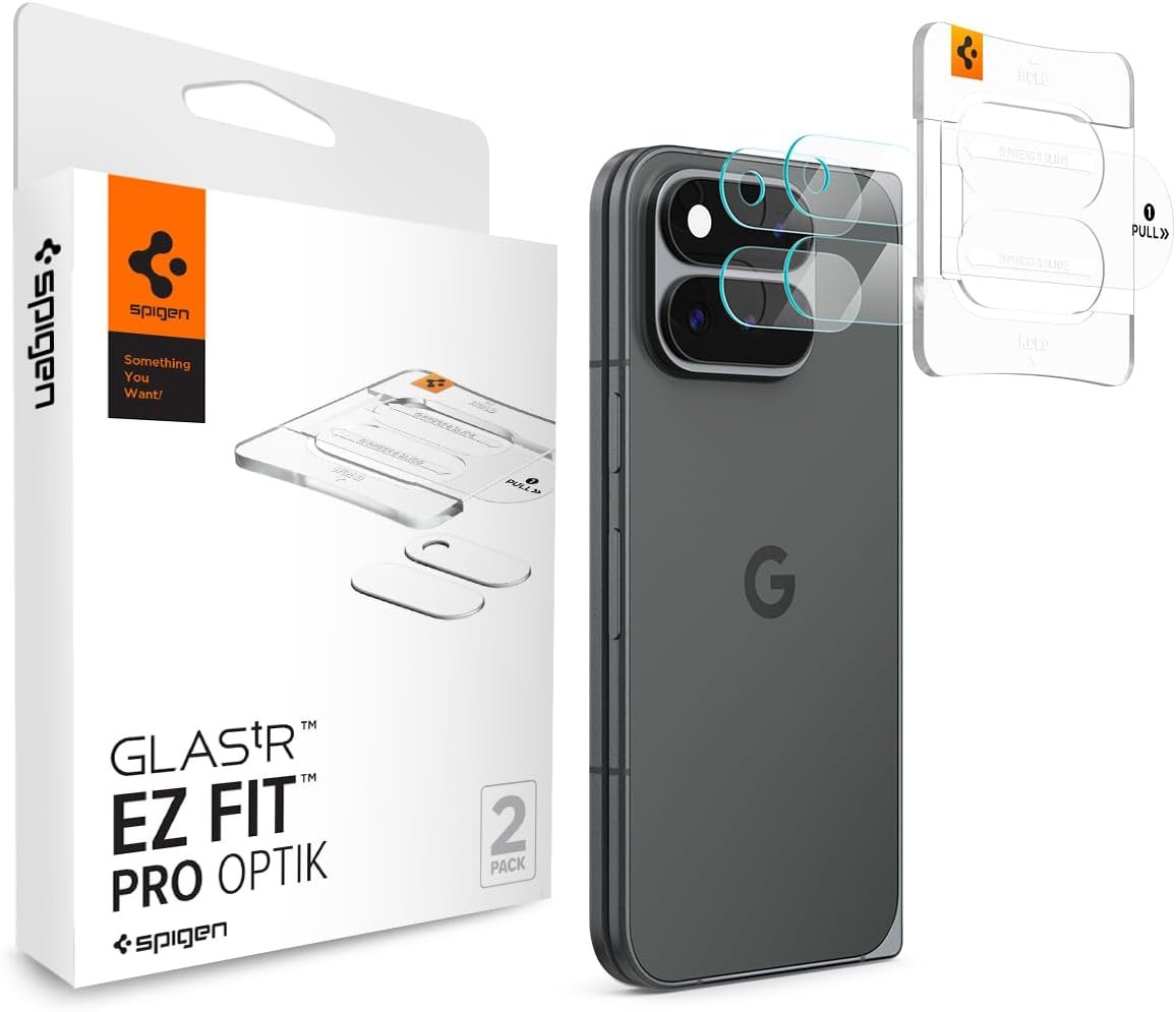 Spigen Glas.tR EZ FIT Pro Optik camera lens protector for the Google Pixel 11 Pro Fold