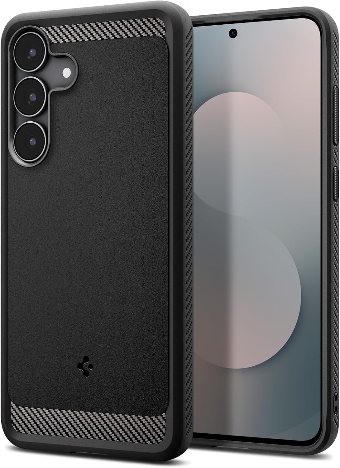 Spigen Rugged Armor matte black case for the Samsung Galaxy S25 FE