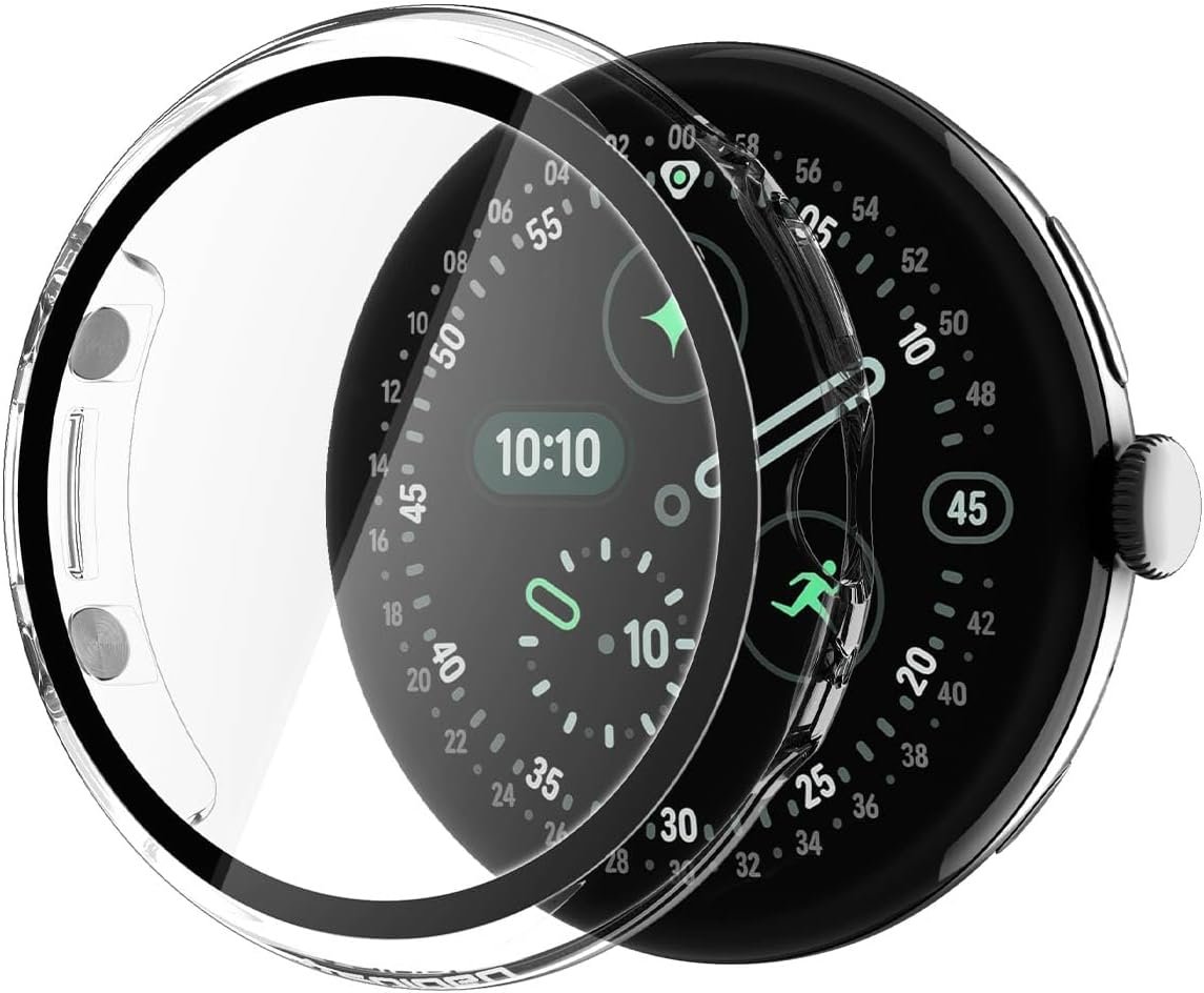 Spigen Thin Fit 360 case with built-in tempered glass for the 45mm Google Pixel Watch 5