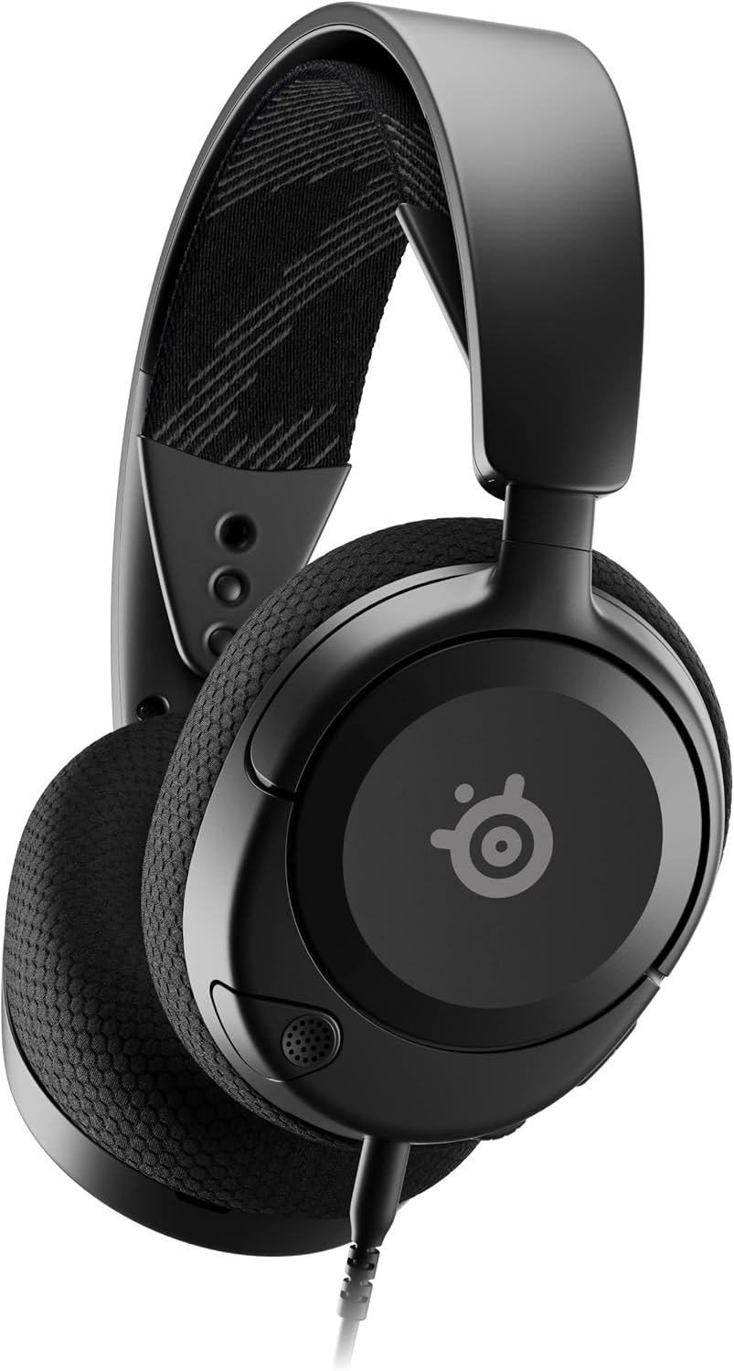 SteelSeries Arctis Nova 1 wired gaming headset in black