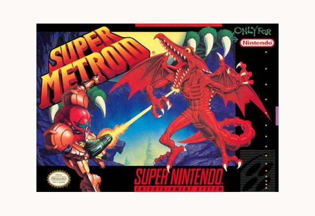 Super Metroid Super Nintendo box art
