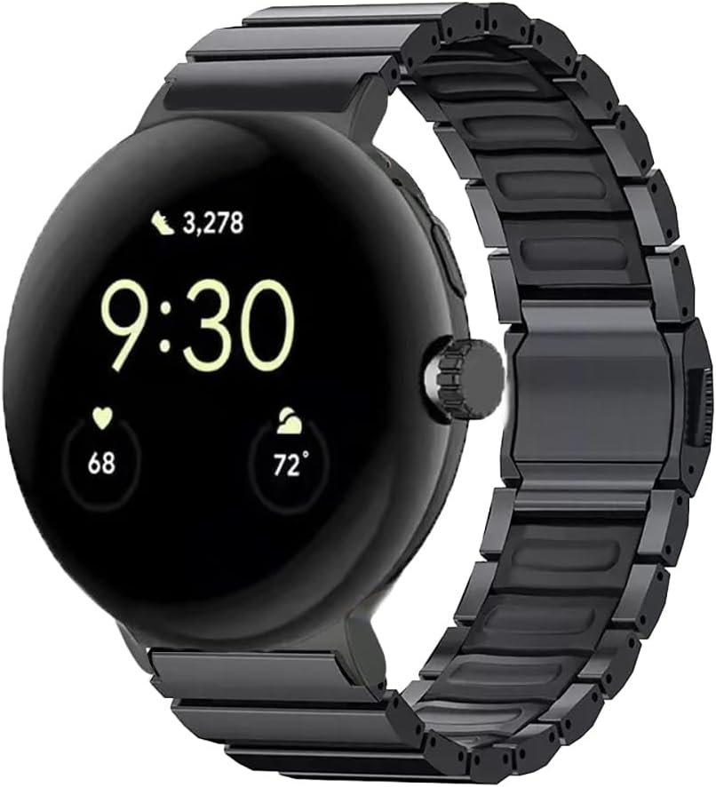 synsing titanium band with a silicone inner lining for the 45mm Google Pixel Watch 5
