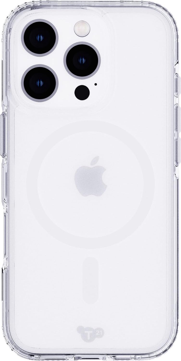 Tech21 EvoClear case for iPhone 16 Pro, clear