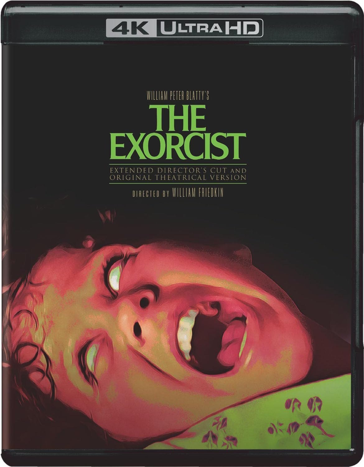 The Exorcist 4K Ultra HD case with the theatrical and extended cuts