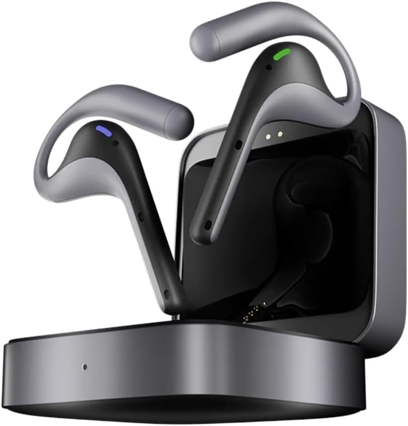 Timekettle W4 Pro AI interpreter earbuds in grey with their charging case