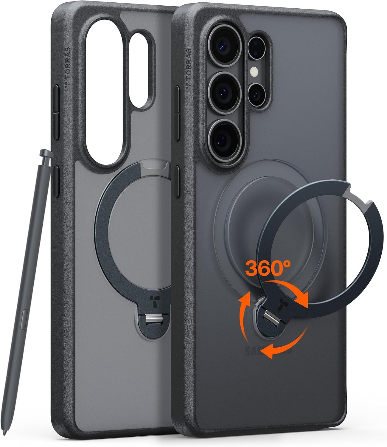 TORRAS Q3 Spin case with 360 degree magnetic stand for the Samsung Galaxy S26 Ultra