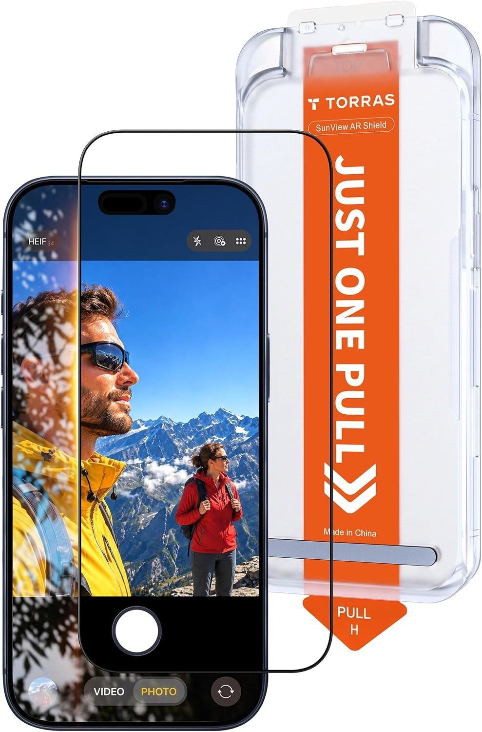 TORRAS SunView AR Ultra anti-reflective screen protector, front view