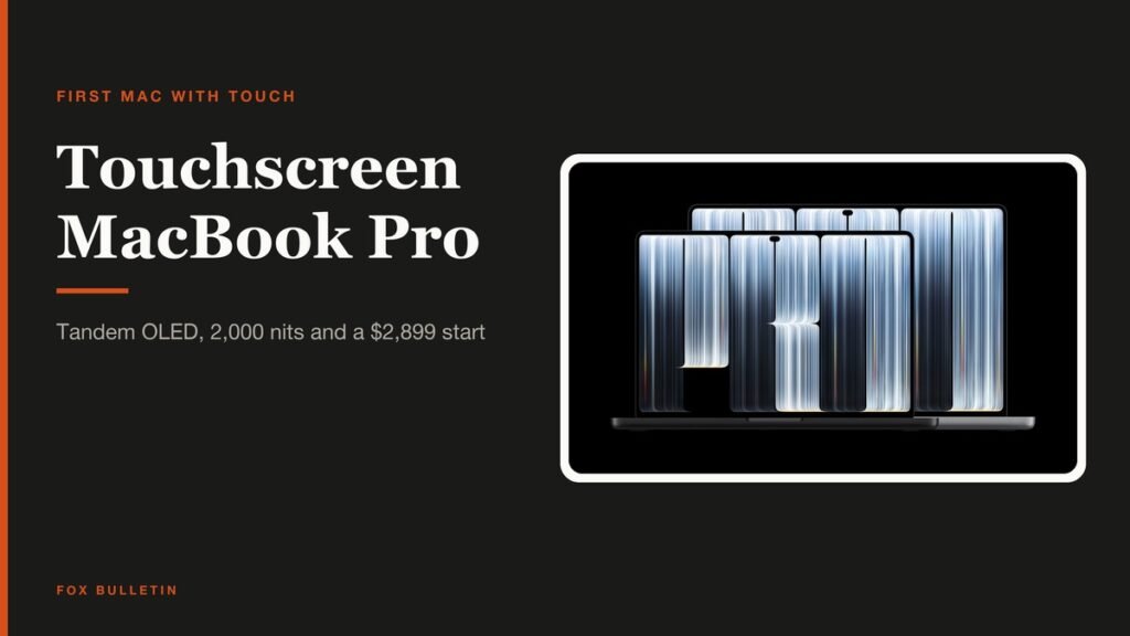 touchscreen MacBook Pro