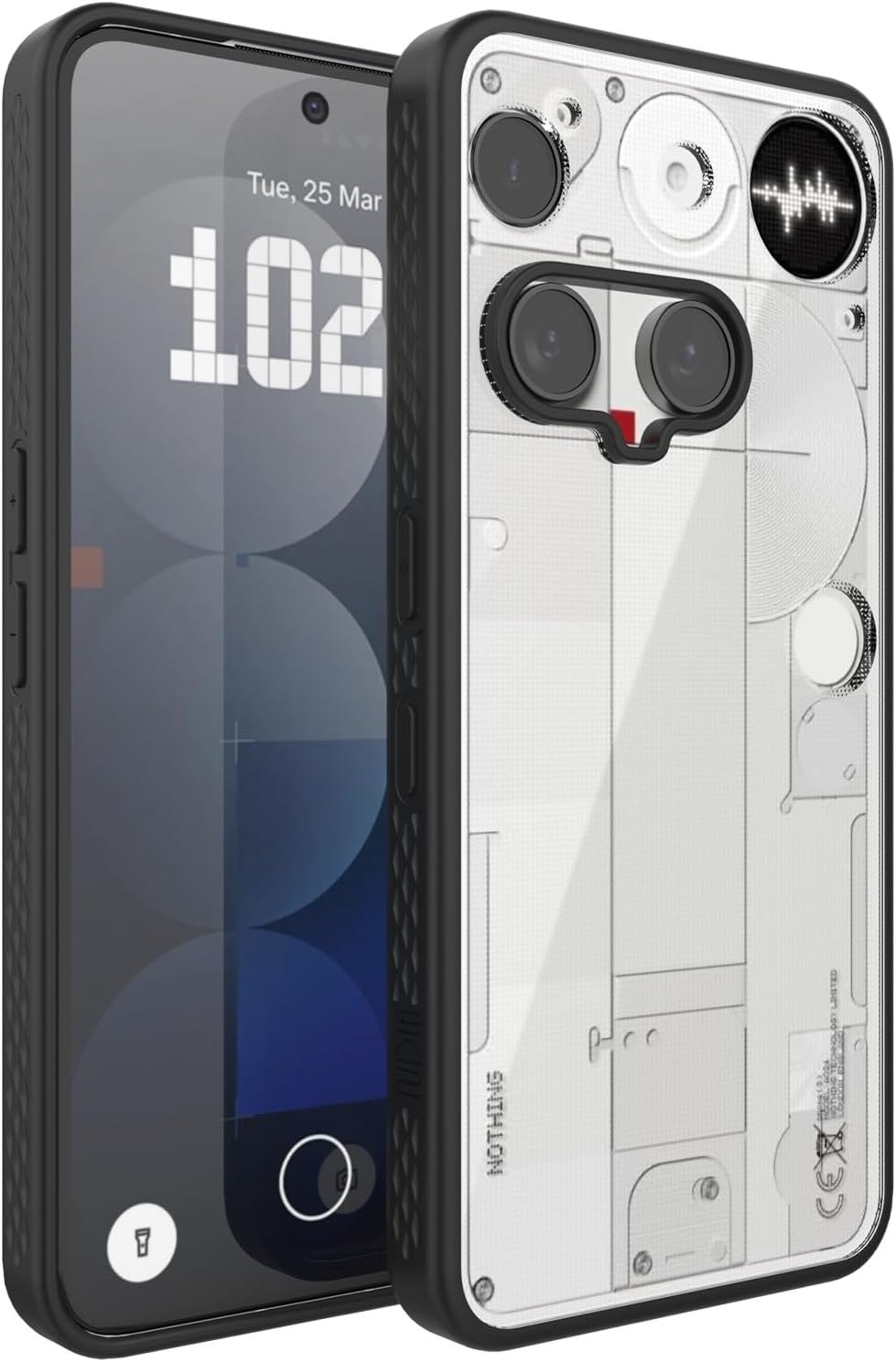 TUDIA Lucion Clear Fit case for Nothing Phone 3