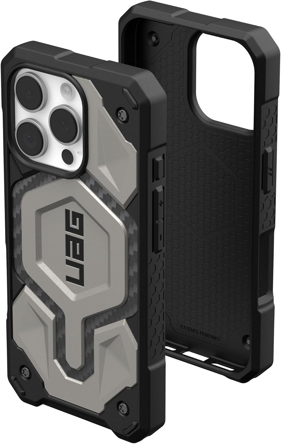 UAG Monarch Pro case for iPhone 16 Pro in titanium
