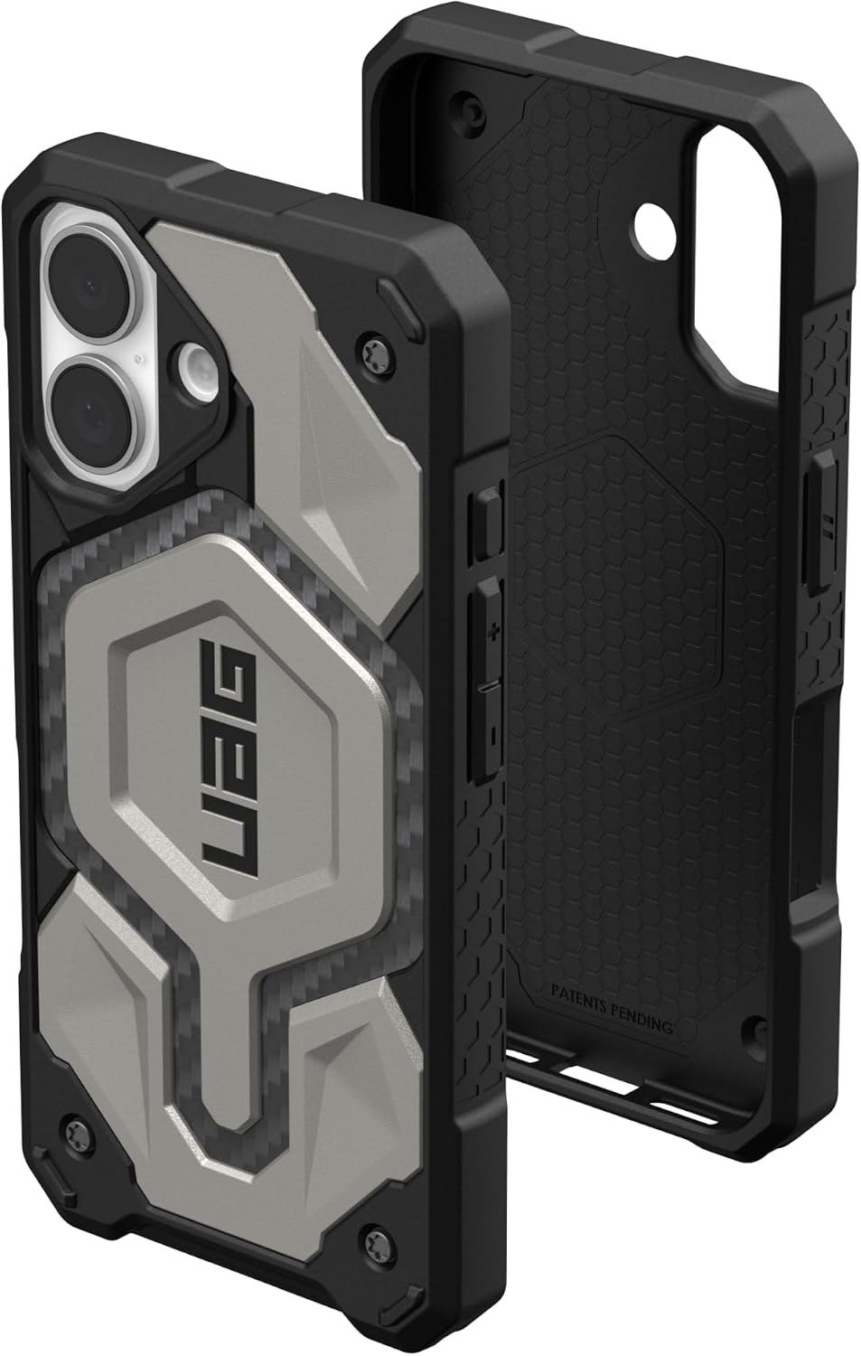 UAG Monarch Pro case for iPhone 16 in titanium