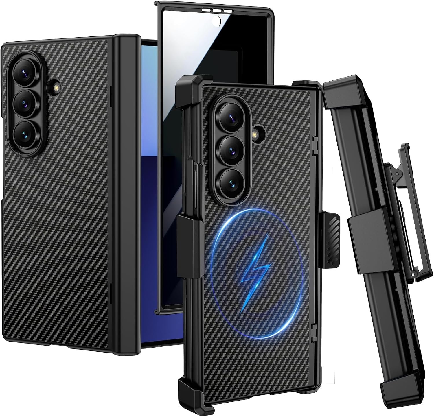 VEGO Galaxy Z Fold 7 case with belt clip holster and MagSafe compatibility