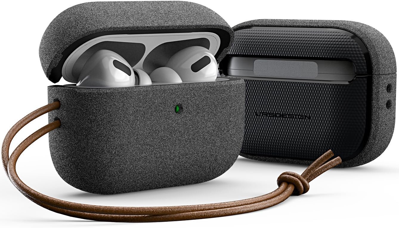 VRS Design Modern case for AirPods Pro 3 in sand stone with a slim dual-layer profile