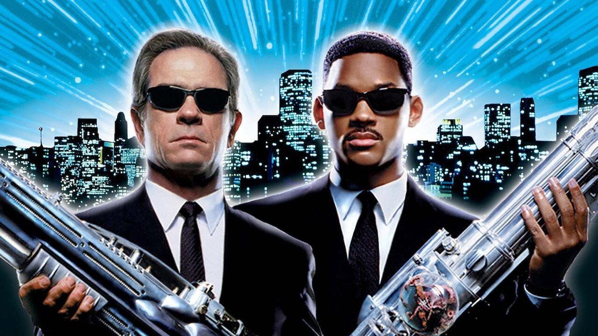 A scene from Men in Black (1997)