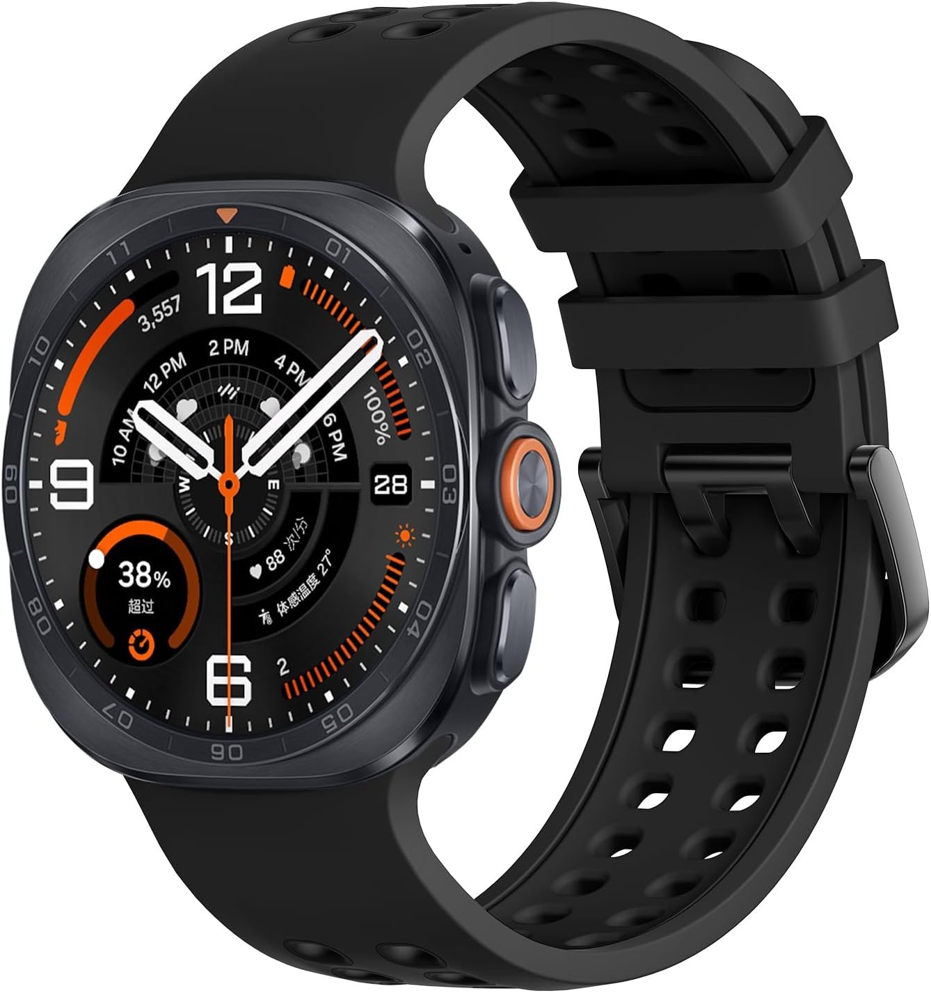 Wowstrap marine sport silicone band for the Samsung Galaxy Watch Ultra 2 47mm