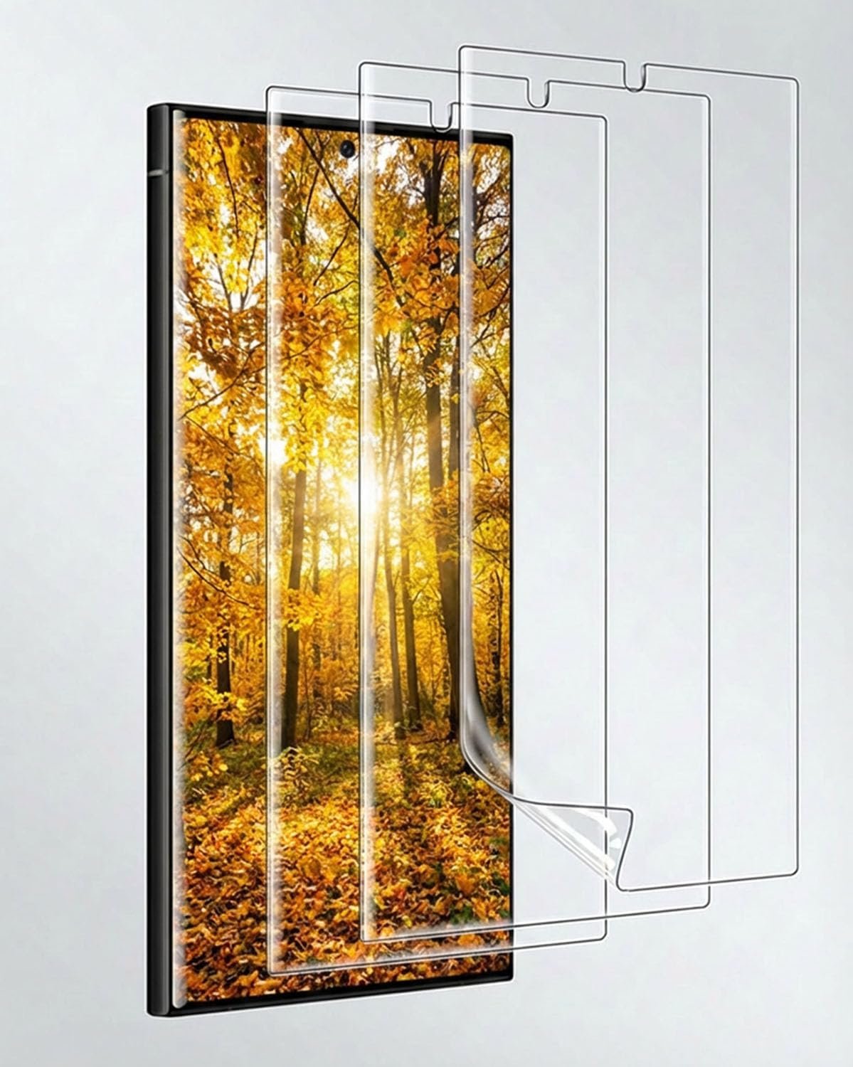 XINGSIBO three-pack flexible TPU screen protector for the Samsung Galaxy S26