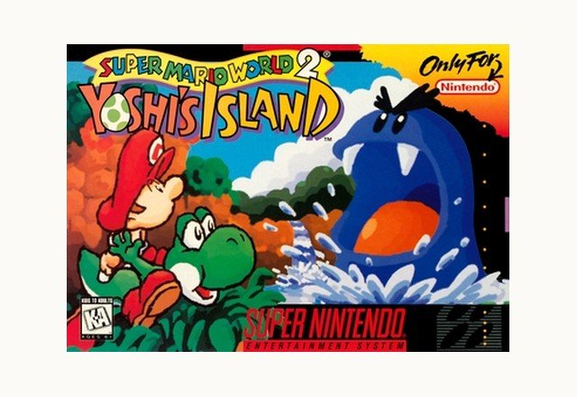 Super Mario World 2: Yoshi's Island Super Nintendo box art